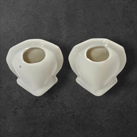 Vintage Fairway Japan Mom & Dad Bud Vases Pair I Love You Gift Holiday Present - Picture 3 of 7